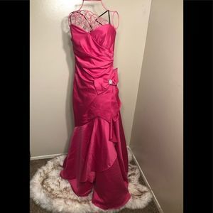 Masquerade prom gown